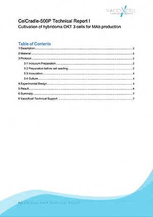 Cultivation of hybridoma OKT 3 cells for MAb production